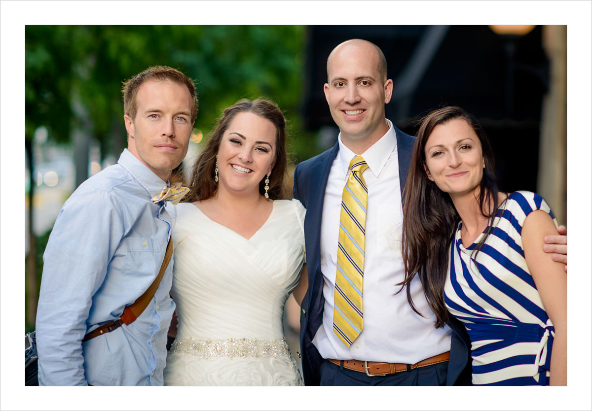 Wedding Couple with photographers from Saans Photography