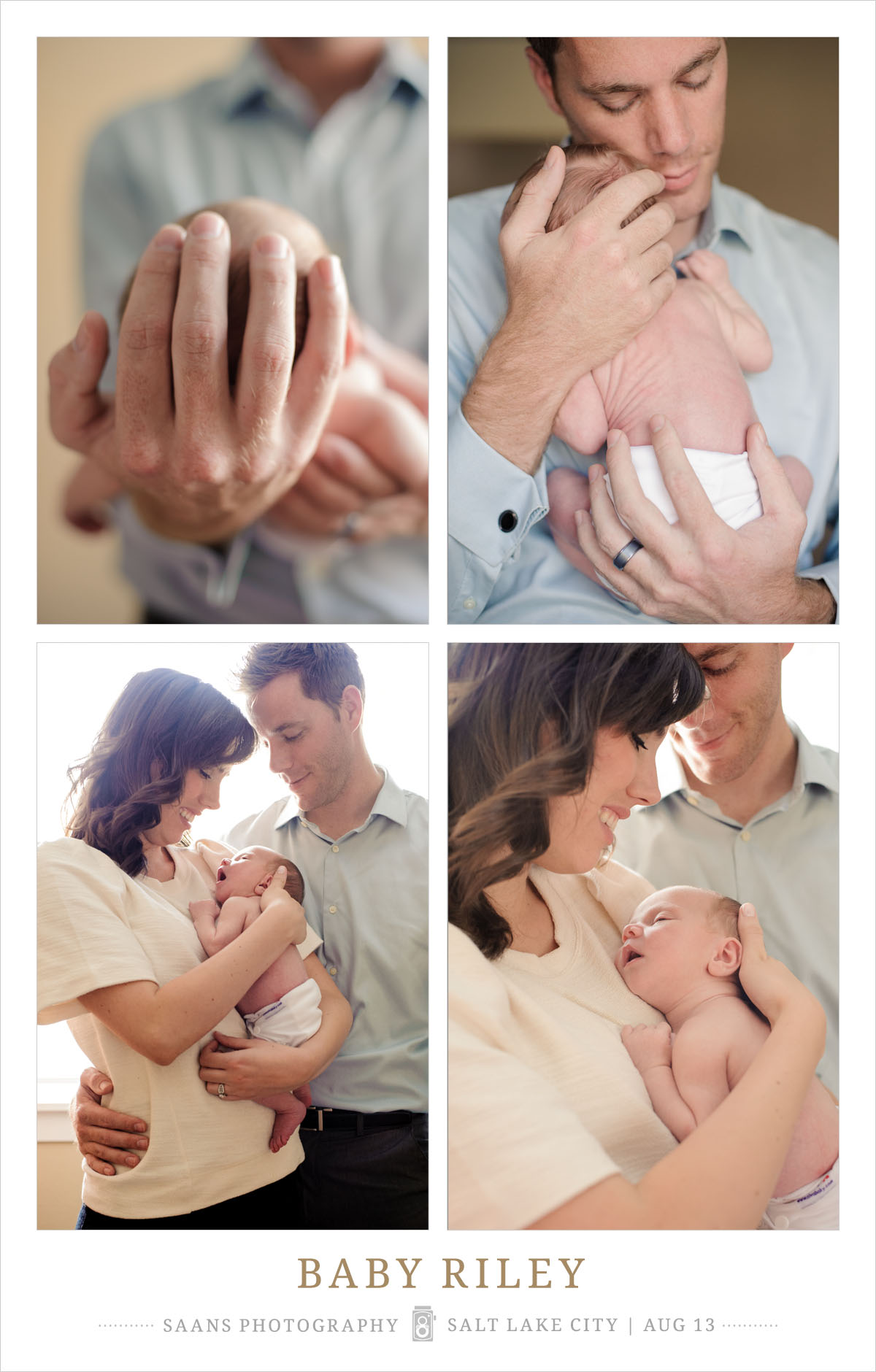 Newborn Baby Photography at Saans Photography in Salt Lake City Utah